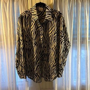 Zebra blouse